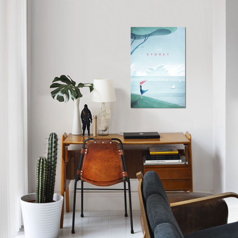 «Sydney» sur toile, H 12 po x l 8 po x P 0,75 po, Toile tendue, Pas de tapis