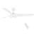 56 In.Intergrated LED Ceiling Fan with White ABS Blade