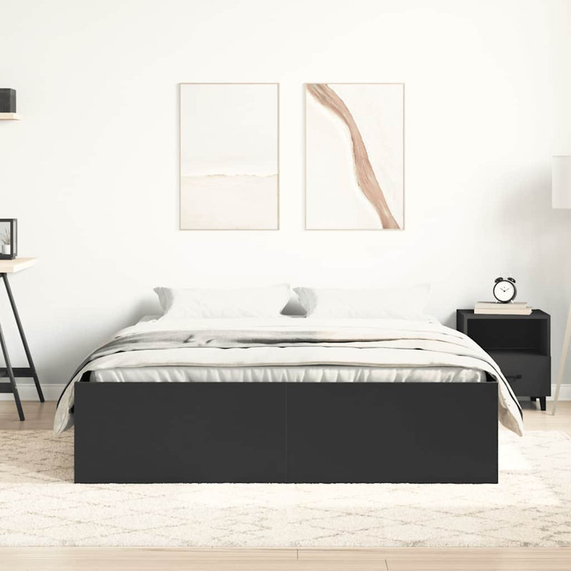 Afriani Storage Bed, Kingsize (5'), Black