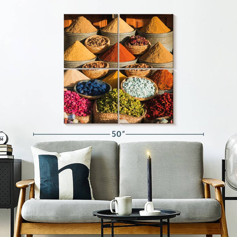 Yarlin Marrakesh Market Spices, 32" H x 32" W