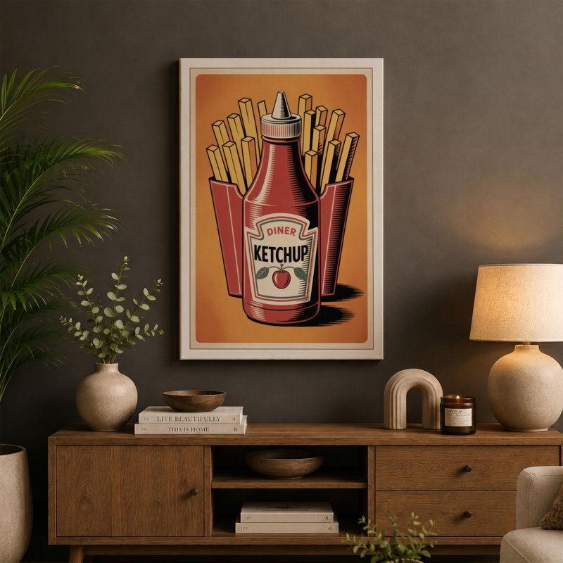 Print, 18x12 - 45.7 x 30.5 cm, Ochre Border