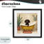 «Bubble Bath Brown», reproduction sous verre encadrée par Kim Allen-774799641-774799647