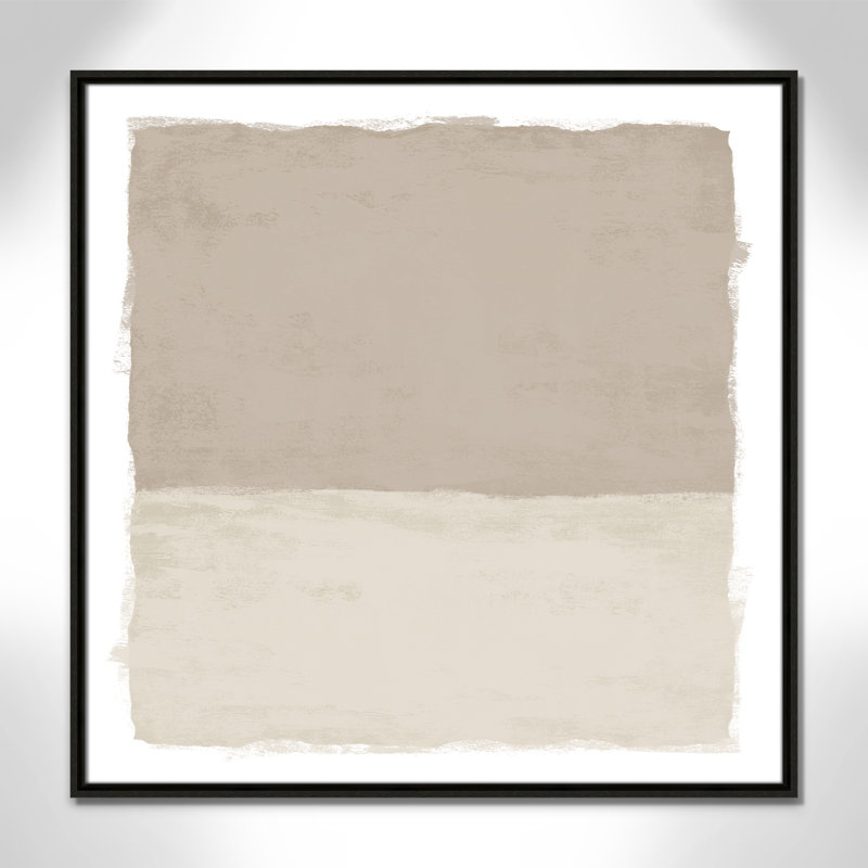 «Silent Sands I» par Natalie Carpentieri, Espresso, H 31,5 po x l 31,5 po