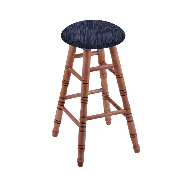 Tabouret tournant 30", Érable moyen, Ancre graphique, Très grand (siège d'une hauteur de 36 po)
