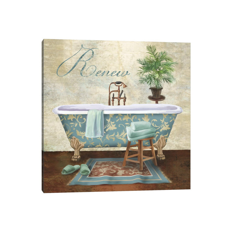 Bath Renew by Conrad Knutsen - Wrapped Canvas Gallery-Wrapped Canvas Giclée, 30.48cm H x 30.48cm W