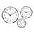 Station Metal Wall Clock-92615851-92615852