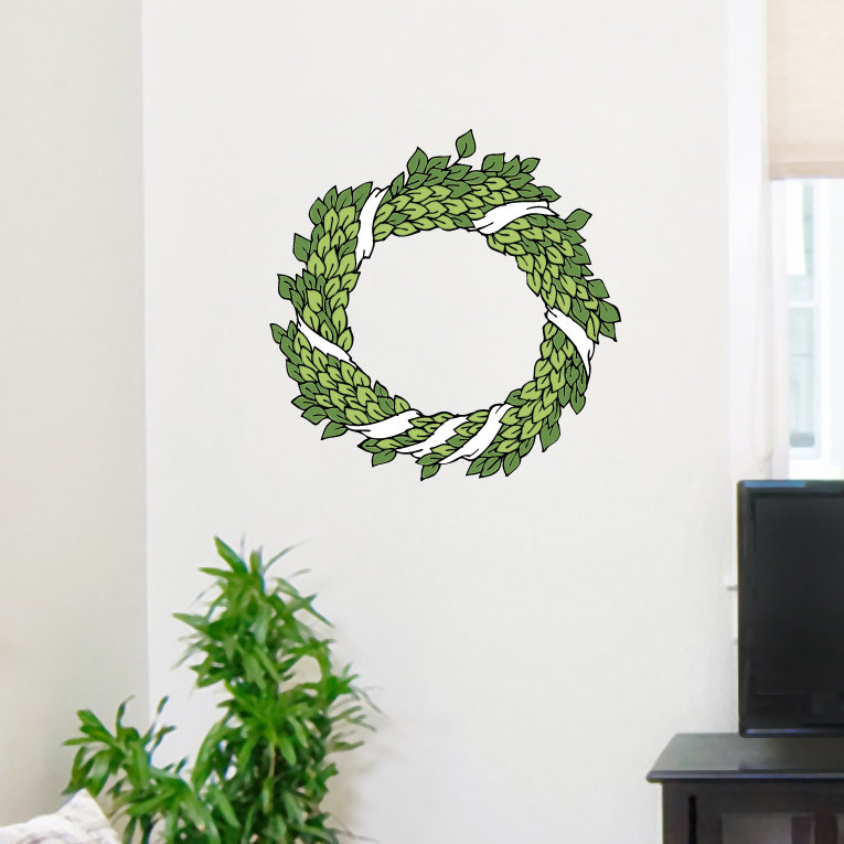Plants & Flowers Non-Wall Damaging, 18" H x 18" W