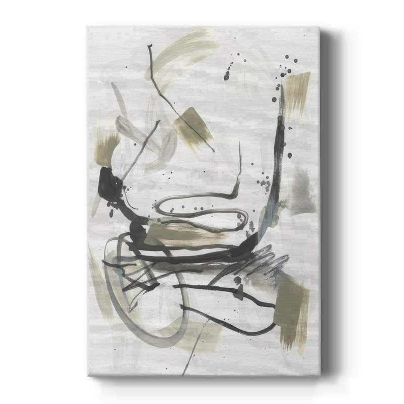 Serpentine Alphabet I -Gallery Wraraped Cavas, H 36 po x l 24 po