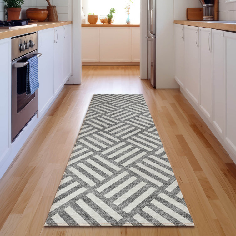 Premium Machine Washable Cerrito Charcoal Rug