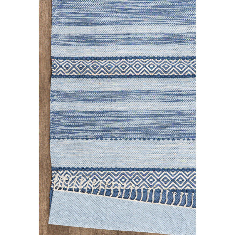 Puck Geometric Hand Woven Area Rug, Runner 70 x 160cm