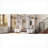 Hall Tree 4-in-1 Detachable with Storage Cabinets, Drawers &amp; 7 Hooks for Entryway | White | Particle Board+MDF-2020014442