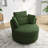 Niama Upholstered Swivel Lounge Armchair With Pillows-1154833261