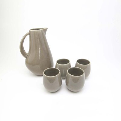 Borgen 5-Piece Goblet and Pitcher Set