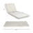 Lounge Chaise Set, Space Available On One Side, Acacia Solid Wood In Black With Lounge Cushion (Cream & Triple Fold) – Matching Dark Grey Version Available-155889571-155889569