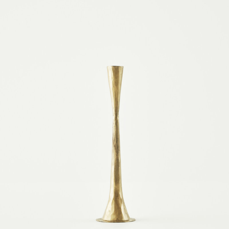 Porte-bougie Dupni Gold, H 11 po x l 2,75 po x P 2,75 po