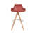 Similicuir rouge foncé