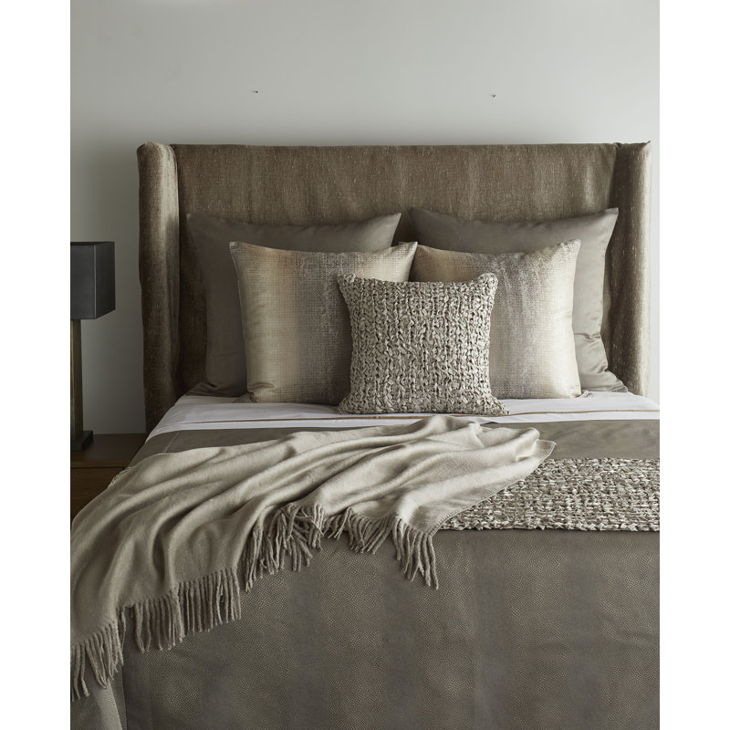 Anguilla Rectangular Sham, 20"H x 36"W, Pumice