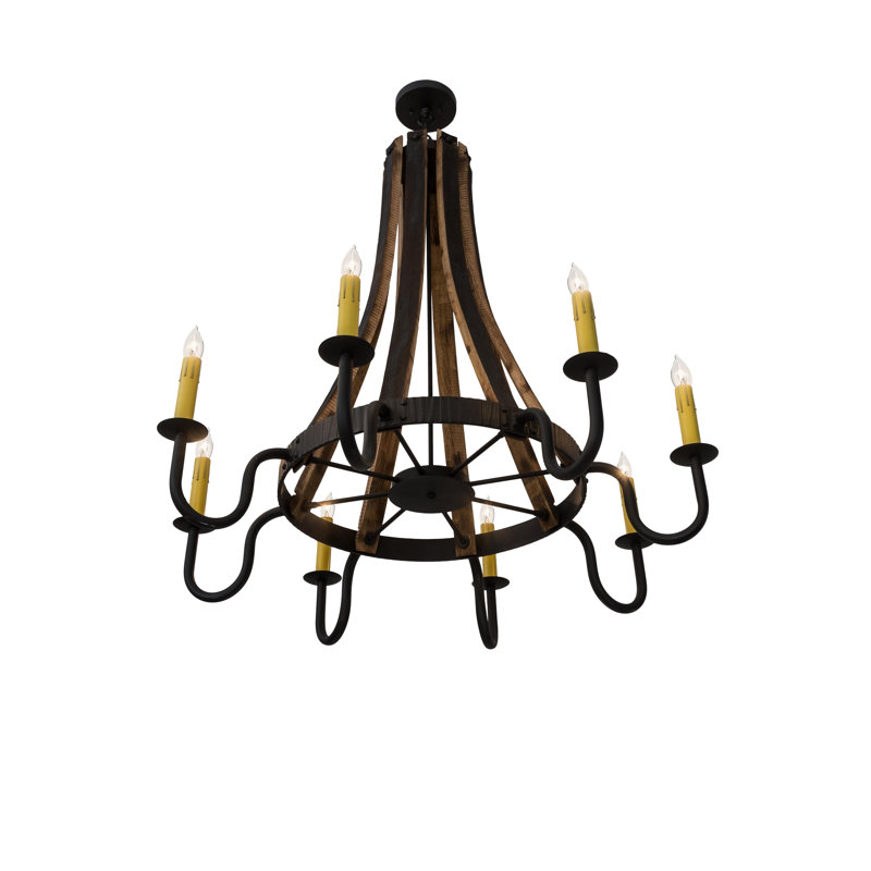 Rustic Lodge 8 - Light Chandelier