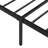 Twin Size Metal Bed - , Strong Bedroom Addition, Black Frame Strong, Silent Piece,