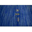 Tapis bleu en laine tissé à la main Smeltertown-952588536