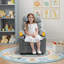 Fauteuil inclinable pour enfants, en cuir PU, grand canapé inclinable pour tout-petits de 5 à 12 ans-1215148121