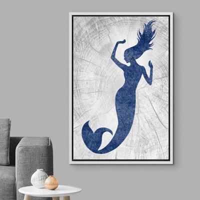 «Mermaid Twirling In The Sea», reproduction sur toile flottante