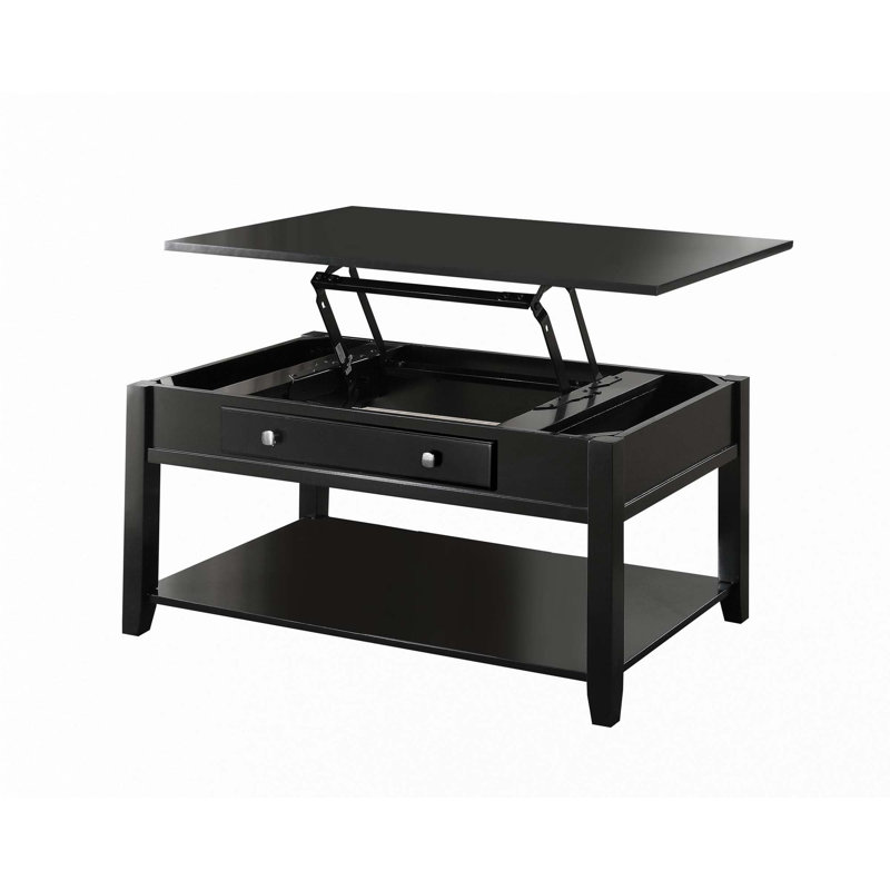 Table basse avec plateau relevable
