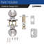 Brinks Raleigh Series Passage Transitional Ball Knob-104320821