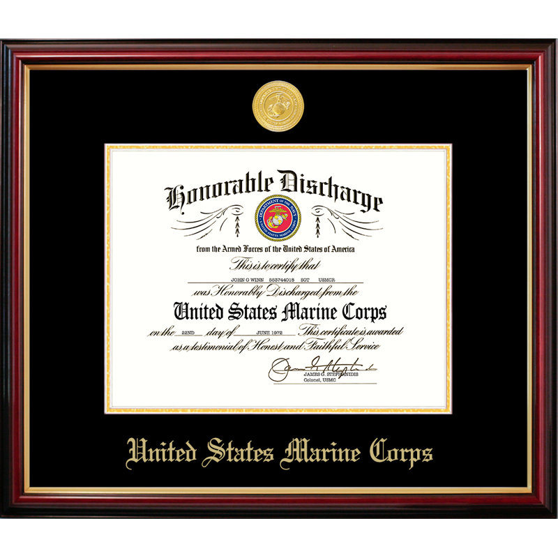 Marine Discharge Petite Picture Frame