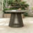 Outdoor Acacia Wood Patio Dining Table, 47.25-Inch Extra-Large Round Dining Table,For Backyard, Lawn, Balcony-1388947185