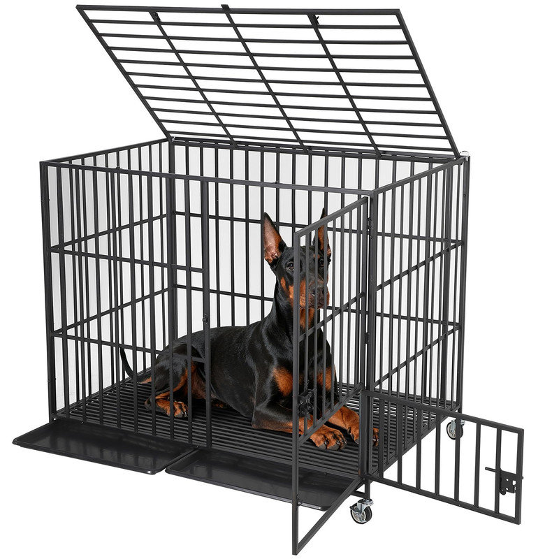Nettoyage sans outil - Le plateau coulissant amovible et imperméable simplifie l'hygiène quotidienne et garde la zone de votre chien au frais.