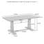 Table de salle à manger à tréteaux Heymann-359527978