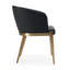 Fauteuil en métal gris Tanno