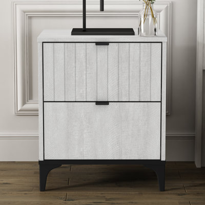 Norcross 23"H 2 Drawer Nightstand