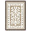 Crème et brun clair, art mural Boho, reproduction d'art encadrée par Art Remedy, cadre blanc, 30 x 45-776061446-776061462