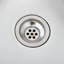 VidaXL Kitchen Sink Undermount Sink with Strainer Stainless Steel Sink Square-63662350