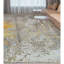 Handmade Silk and Wool Abstract Area Rug-70053877