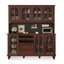Buffet en bois manufacturé et brun rougeâtre