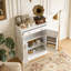 Garde-manger autoportant moderne, rangement pour aliments buffet, armoire à café avec tiroir, 2 tablettes réglables et 2 tablettes de porte-2104798999-2104739301