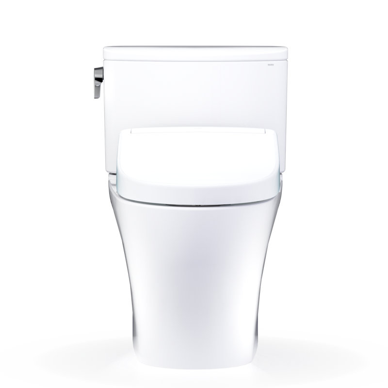 Toilette allongée deux pièces 1,28 GPF avec siège de bidet S5 TOTO® WASHLET® + Nexus®, blanc coton - MW4423446CEFG # 01
