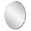 Steele Polished Silver Round Mirror