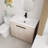 Kinslie 36'' Single Bathroom Vanity with Ceramic Top，2 Soft Close Doors and 1 Adjustable Shelf-1395029580