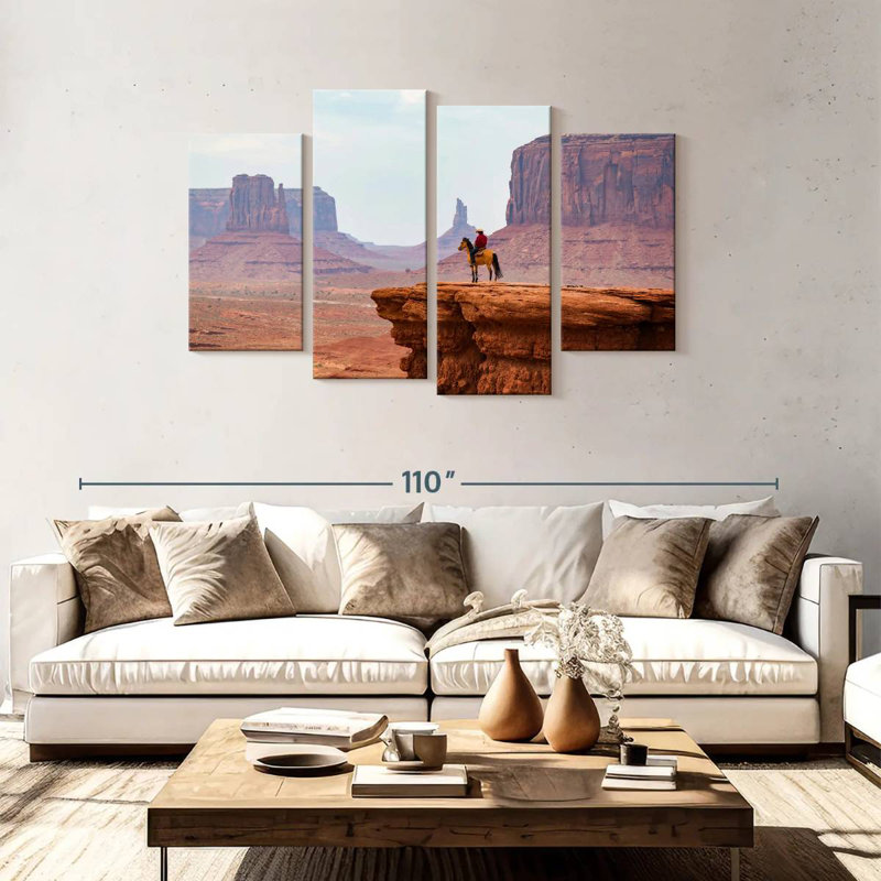Lelar Cowboy Of Monument Valley, 48" H x 75" W