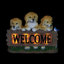 Chien de garde Greeter Exhart Solar Three Boston Terrier Welcome Sign Statuary, hauteur de 8,5 po