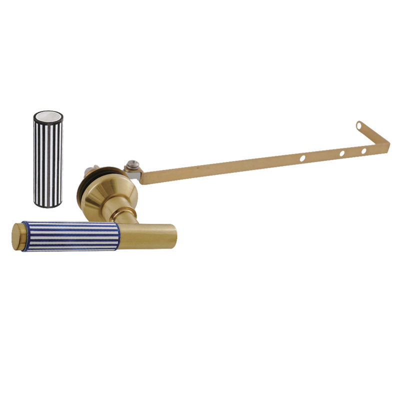 Levier de réservoir de toilette universel à fixation avant ou latérale Kingston Brass Kingston, Brushed Brass