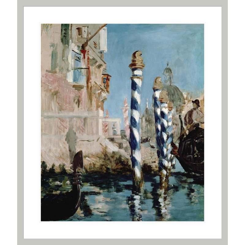«Grand Canal Venice» par Estampe numérique encadrée, 38.92" H x 33.5" W