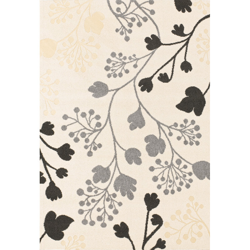 Richarson Floral Rug, Rectangle 5'2" x 7'6"