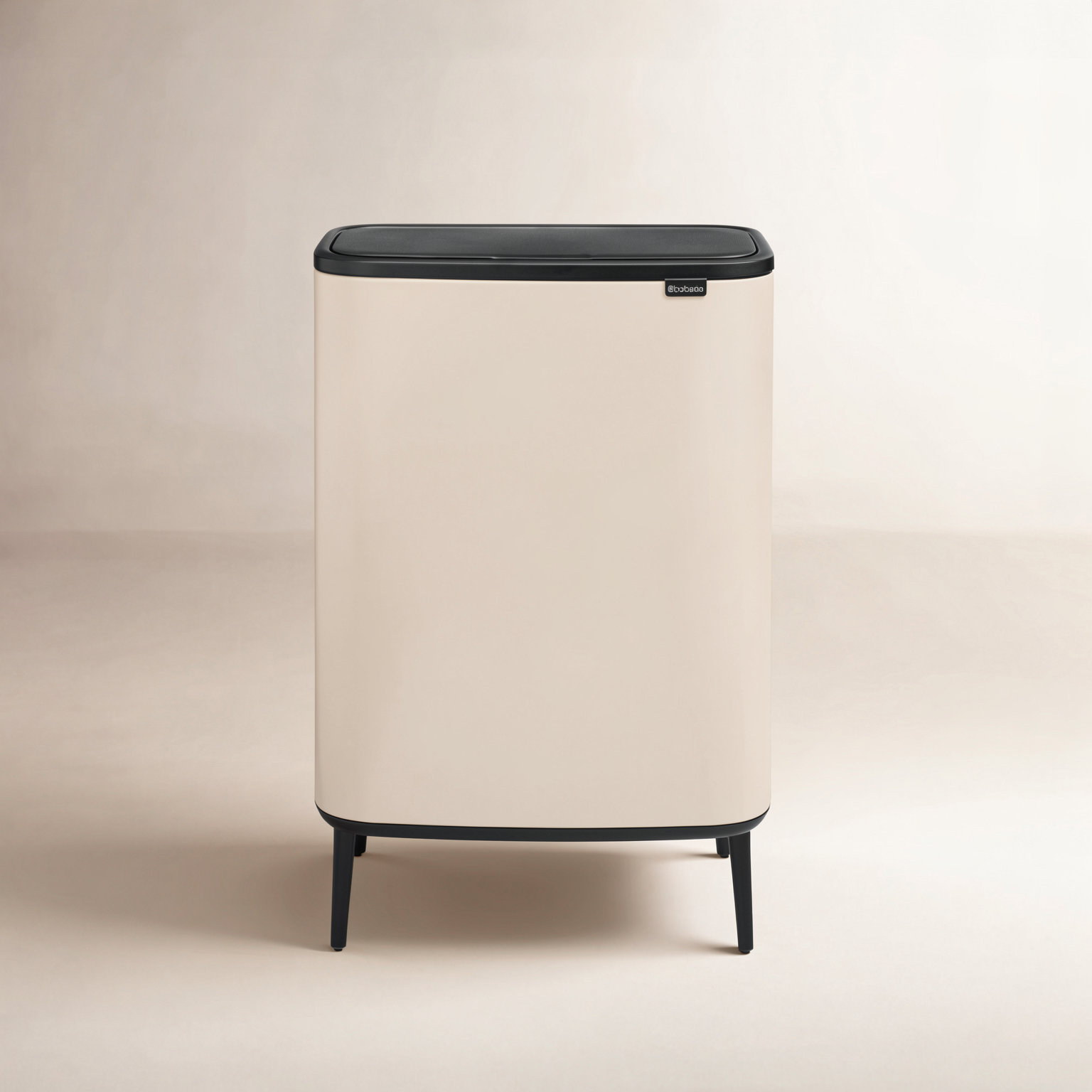 Brabantia Bo Hi Touch Dual Recycling Can, Soft Beige
