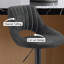 Swivel Upholstered Adjustable Height Counter Stool with Metal Frame-827594176