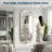 Tempered Glass and Aluminum Alloy Framed Pill Shaped Full Lenghth Mirror-444725226-444725225-444725228